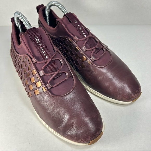 Cole Haan 2.0 Studiogrand Basketweave Wine/ Purple Casual Shoe W05428; Women 9.5 - Picture 8 of 16